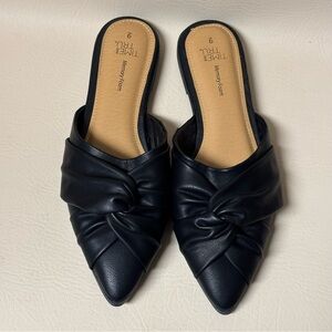 Time and Tru Women's Slip on Dress Twist Mule Sz 9